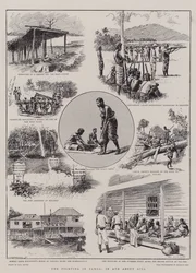 Die Kämpfe in Samoa, in und um Apia